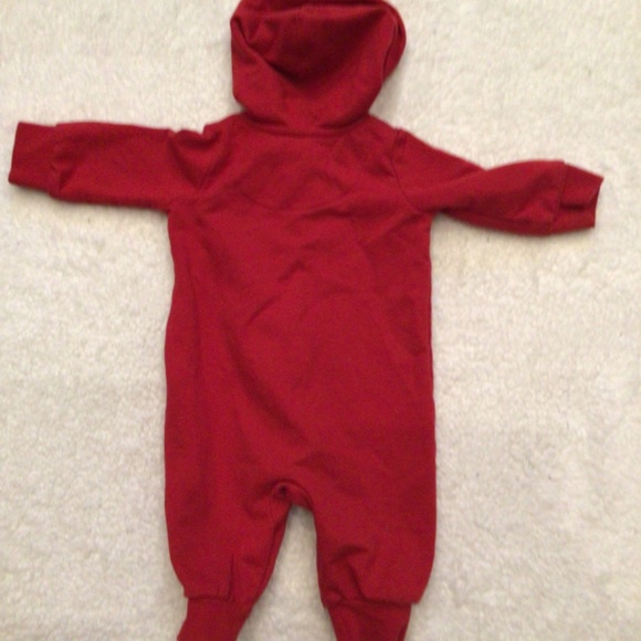 Nike Air Red Baby Onesie – Size 0-3 Months (Preowned) 👶❤️ - Picture 3 of 4